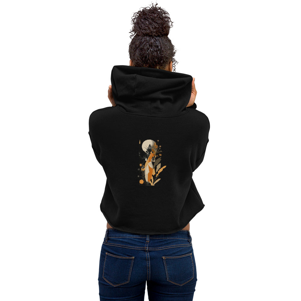Goddess Uprising  Shakti Crop Hoodie